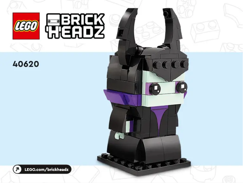 Page 1 of the manual User Manual Lego Brickheadz 40620