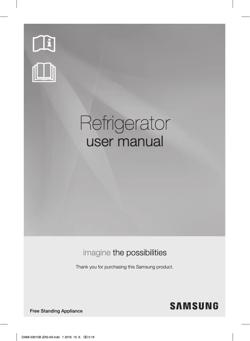 Page n°1 - Manuel utilisateur Samsung RH9000HC