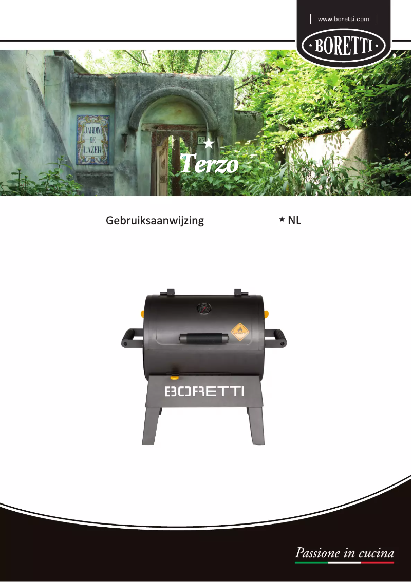 Page 1 de la notice Manuel utilisateur Boretti Terzo