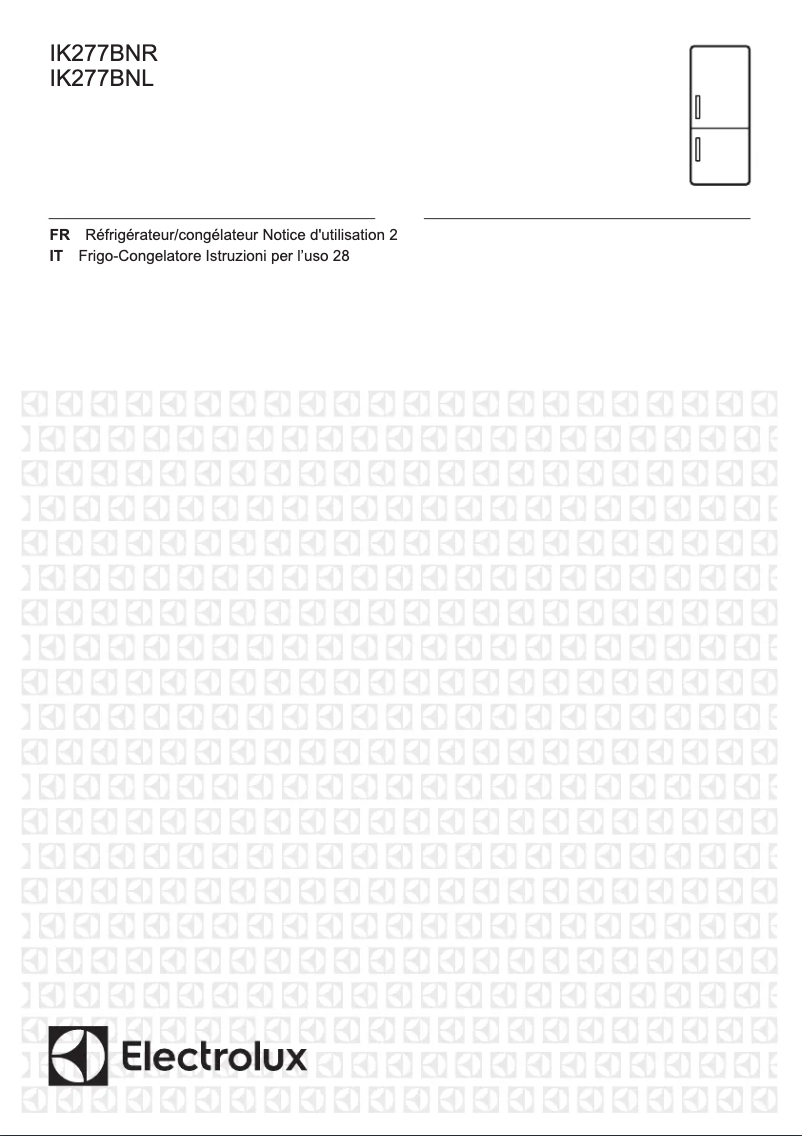 Page n°1 - Manuel utilisateur Electrolux IK277BNL