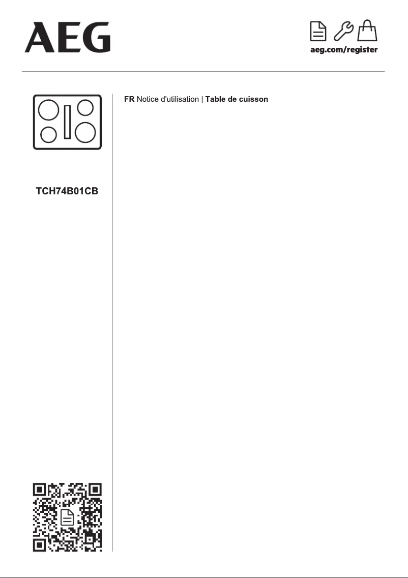 Image de la première page du manuel de l'appareil TCH74B01CB