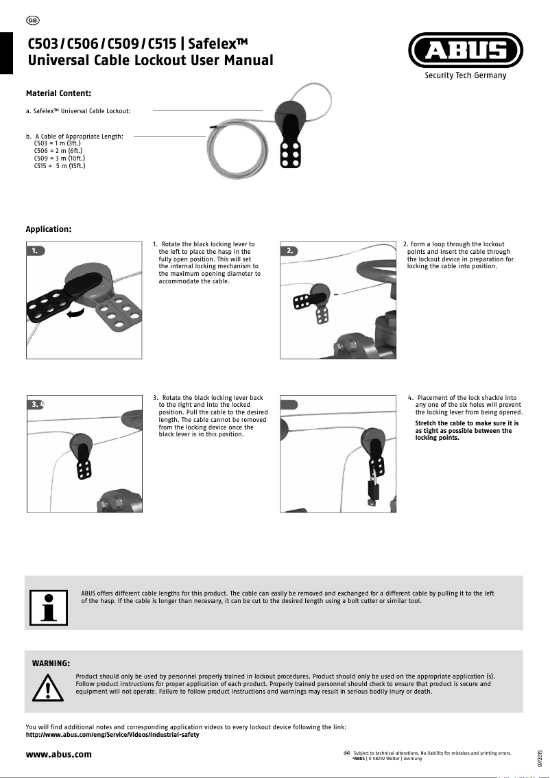 Image de la première page du manuel de l'appareil C503