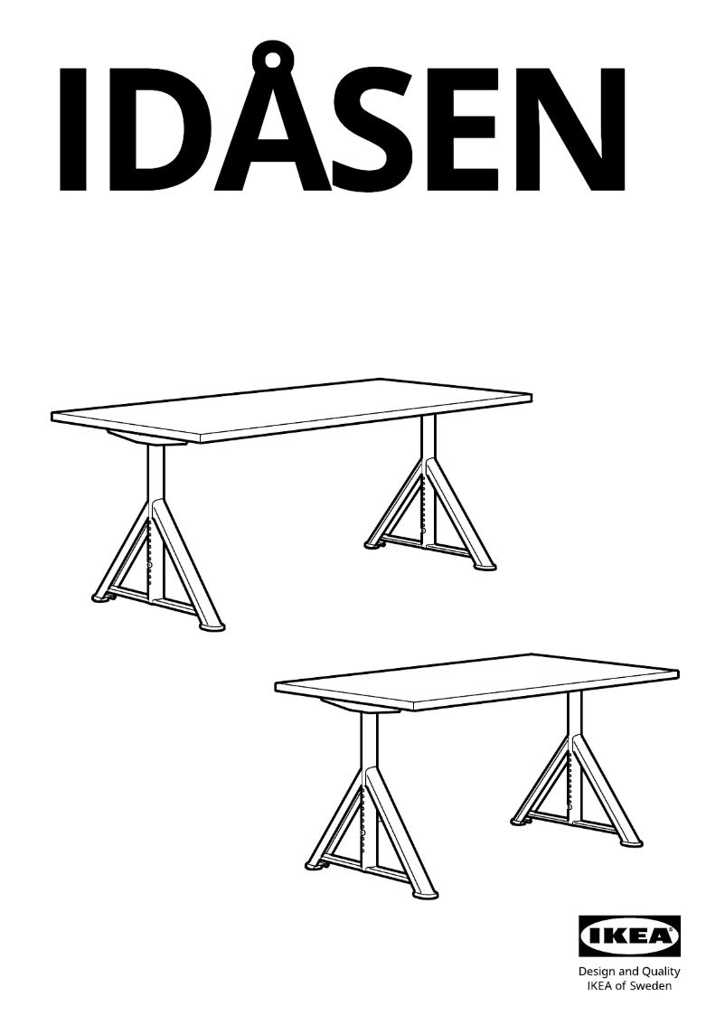 Image de la première page du manuel de l'appareil IDÅSEN 903.980.91