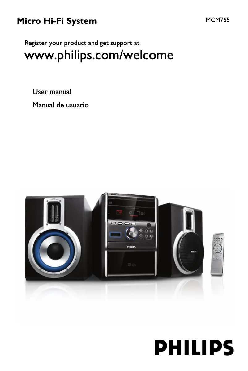 Image de la première page du manuel de l'appareil MCM765