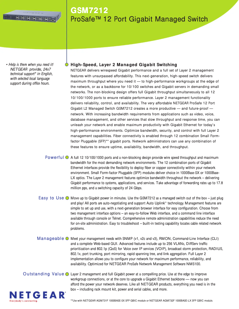 Image de la première page du manuel de l'appareil GSM7212