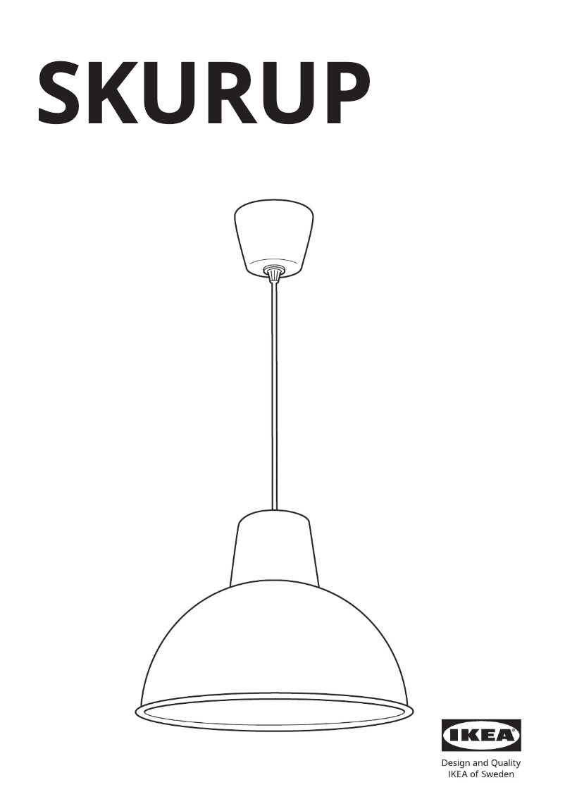 Page 1 de la notice Manuel utilisateur Ikea SKURUP 505.223.23