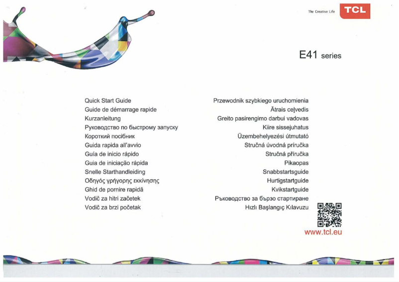 Imagen de la primera página del manual del dispositivo L24E4105