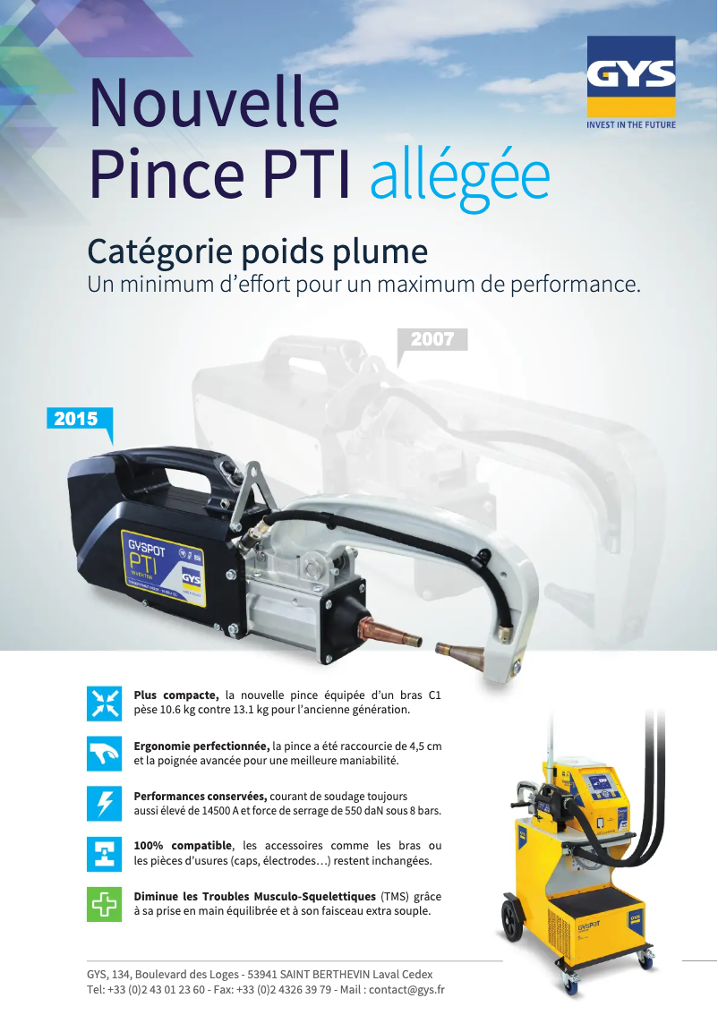 Imagen de la primera página del manual del dispositivo Gyspot Evolution PTI-S7