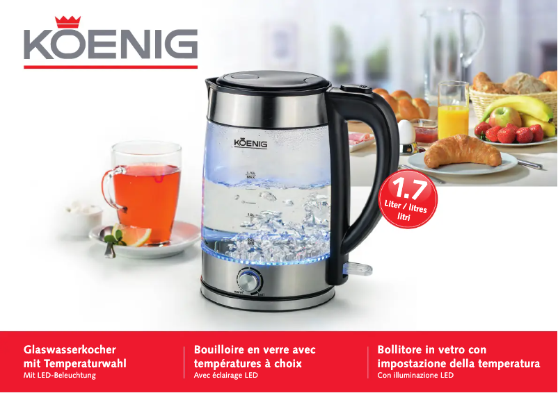 Page 1 de la notice Manuel utilisateur Koenig B02115