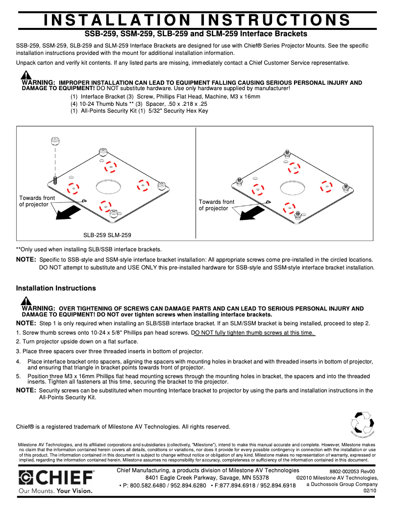 Image de la première page du manuel de l'appareil RSA259