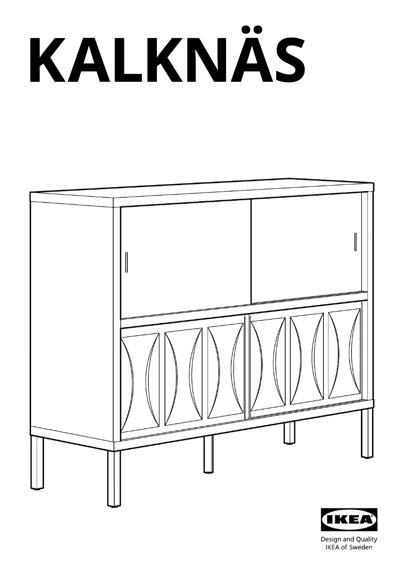 Página 1 del manual Manual de usuario Ikea KALKNÄS 704.962.62