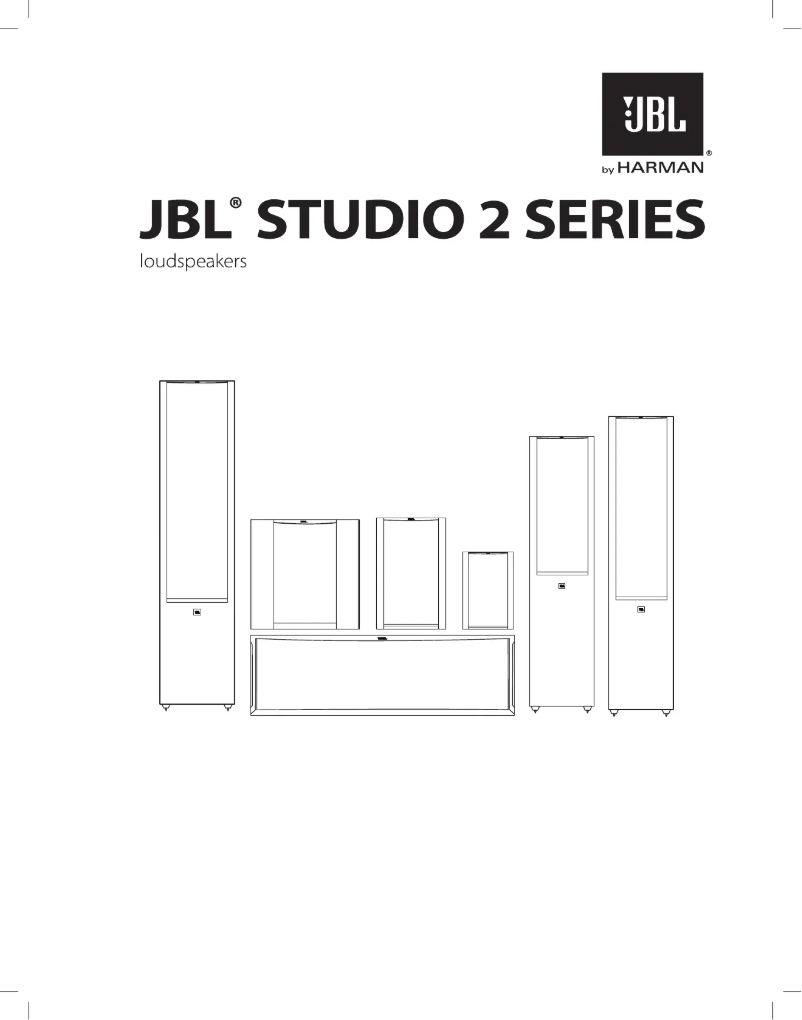 Page 1 de la notice Manuel utilisateur JBL Studio 235C