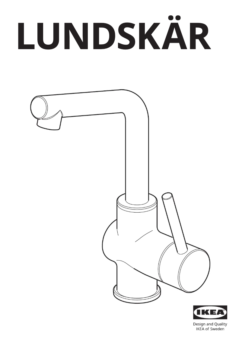 Image de la première page du manuel de l'appareil LUNDSKÄR 505.325.53