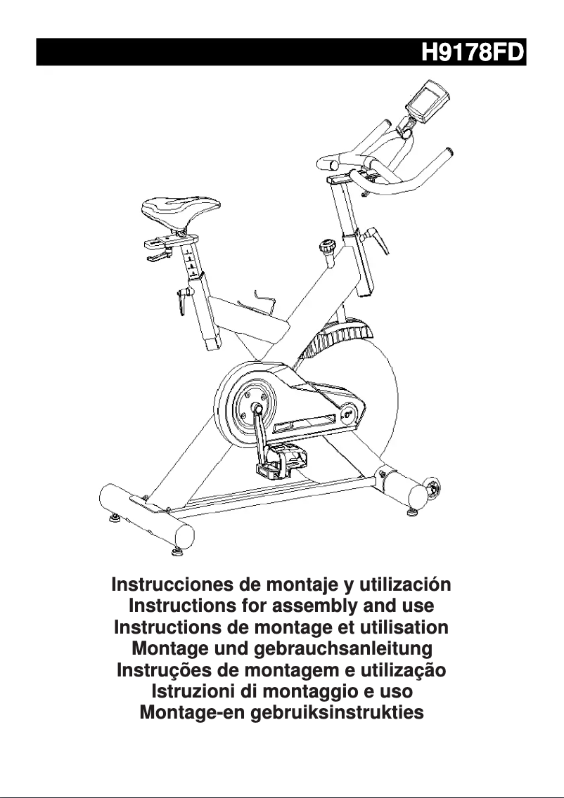Page 1 de la notice Manuel utilisateur BH Fitness Stratos H9178
