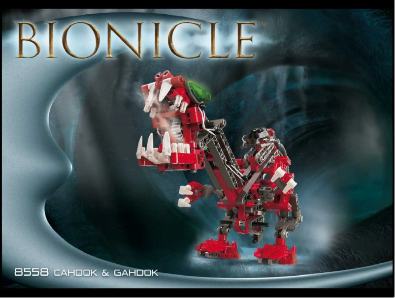 Page n°1 - Manuel utilisateur Lego Bionicle 8558