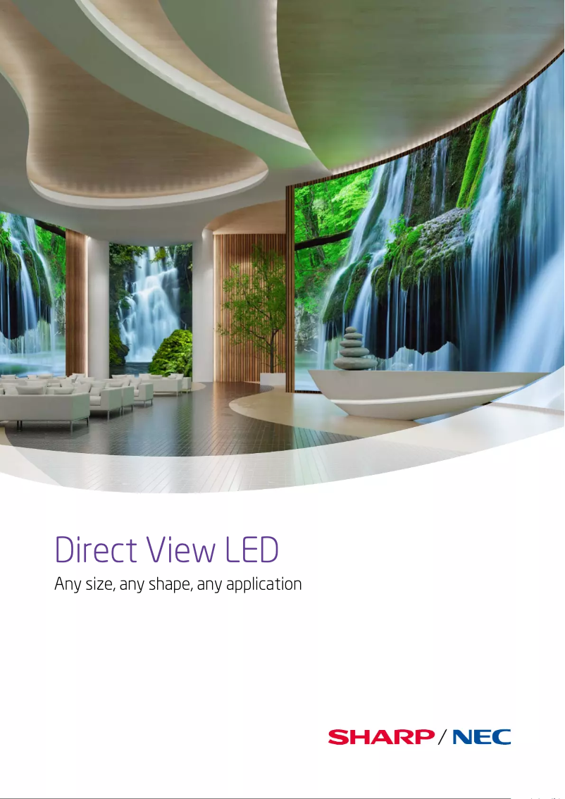 Página 1 del manual Folleto NEC LED-E018I