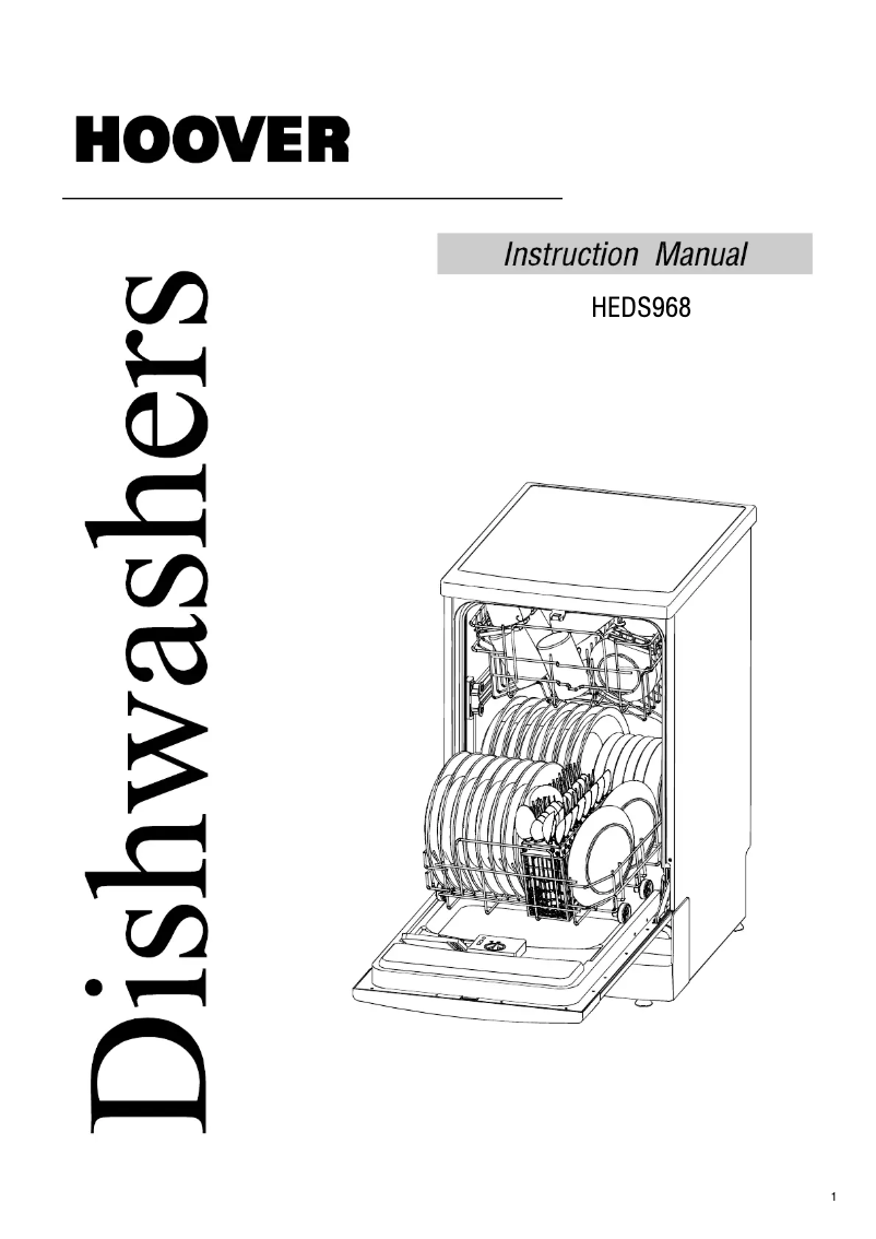 Page n°1 - Manuel utilisateur Hoover HEDS968
