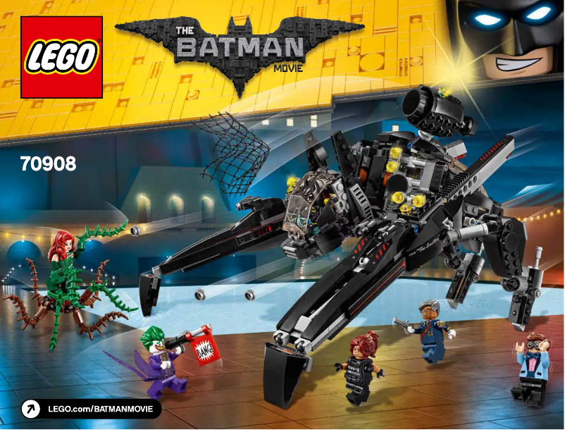Page 1 de la notice Manuel utilisateur Lego Batman Movie 70908
