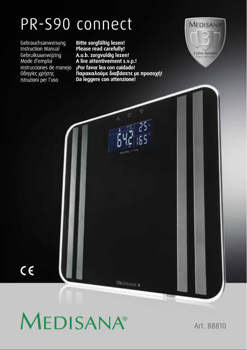 Image de la première page du manuel de l'appareil PR-S90