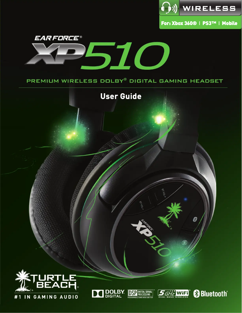 Page 1 de la notice Manuel utilisateur Microsoft Xbox 360 Wireless Headset
