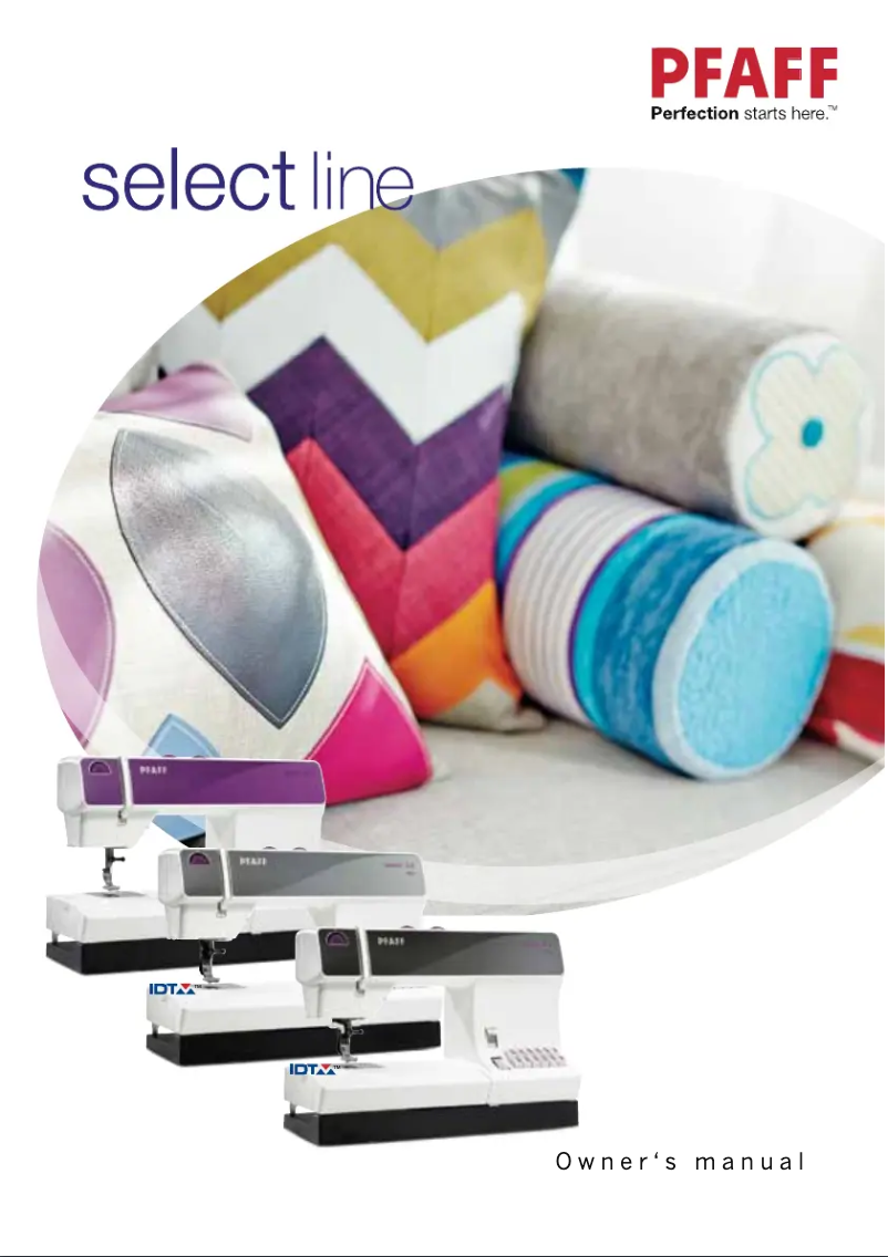 Page 1 de la notice Manuel utilisateur Pfaff Select 2.2