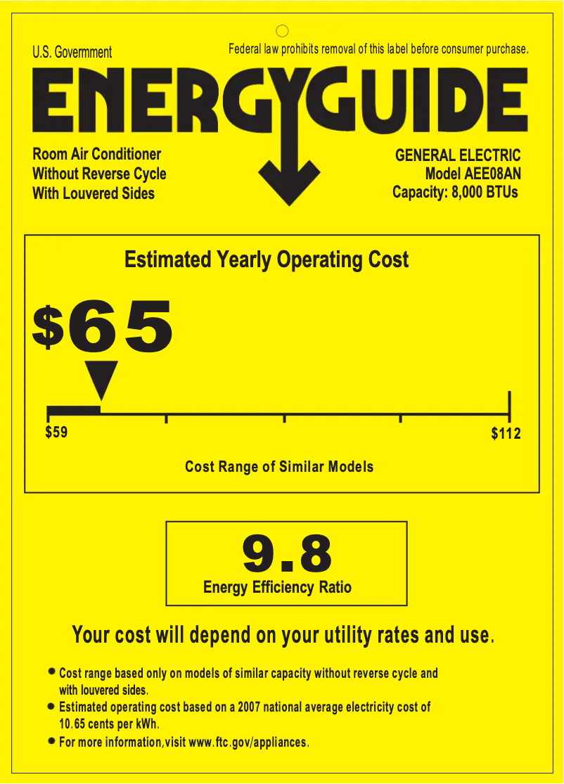 Image de la première page du manuel de l'appareil AEE08AN