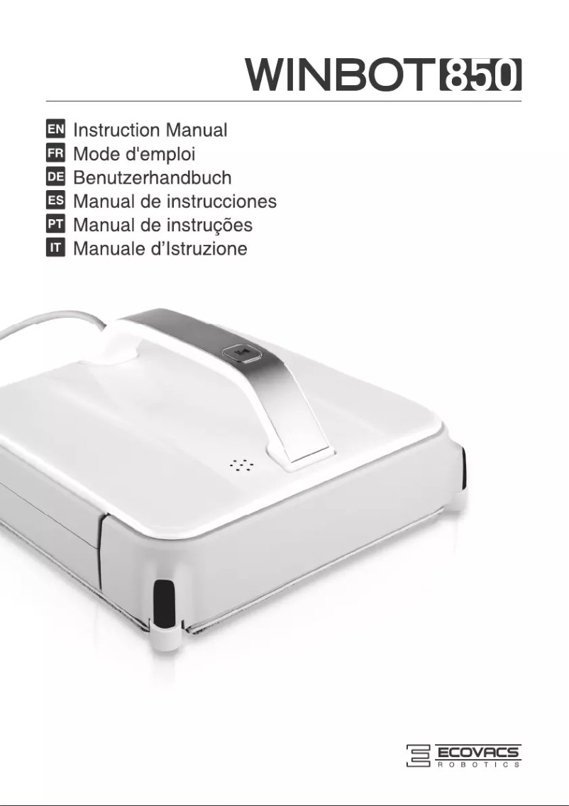 Page n°1 - Manuel utilisateur ECOVACS WINBOT 850