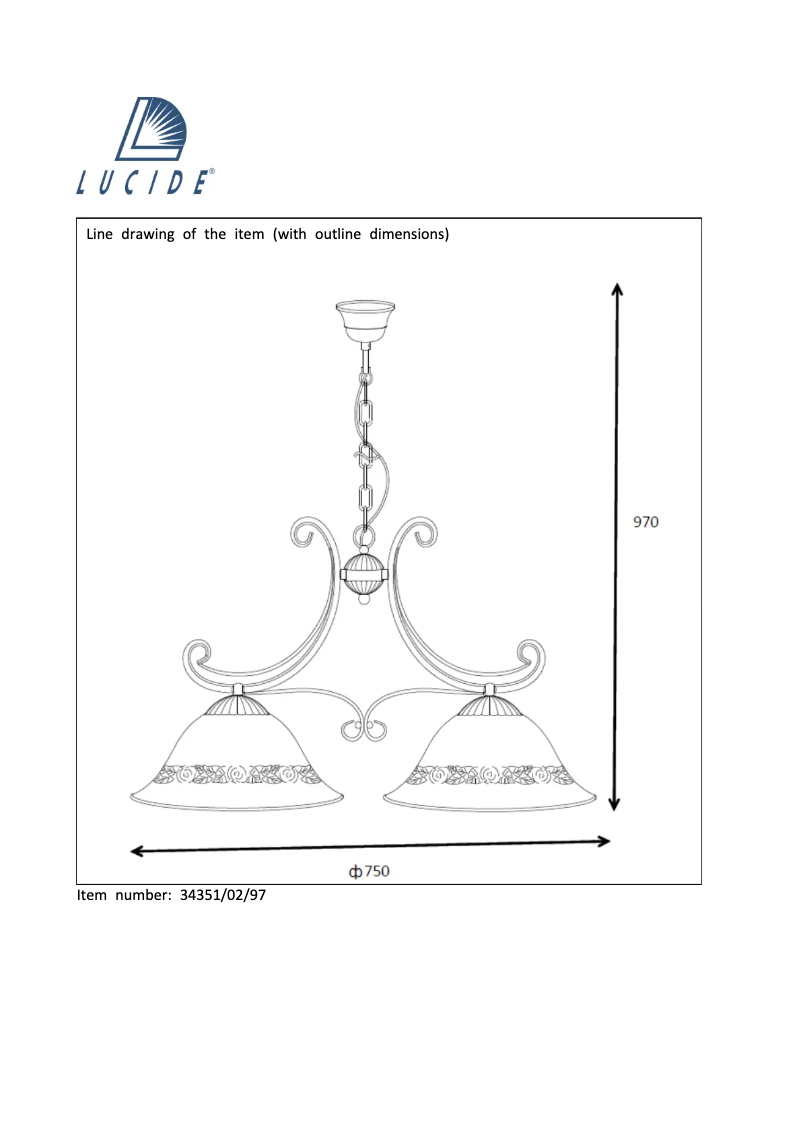 Image de la première page du manuel de l'appareil Calabre 34351/02/97