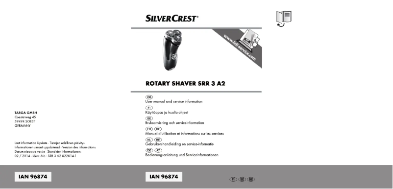 Image de la première page du manuel de l'appareil SRR 3 A2