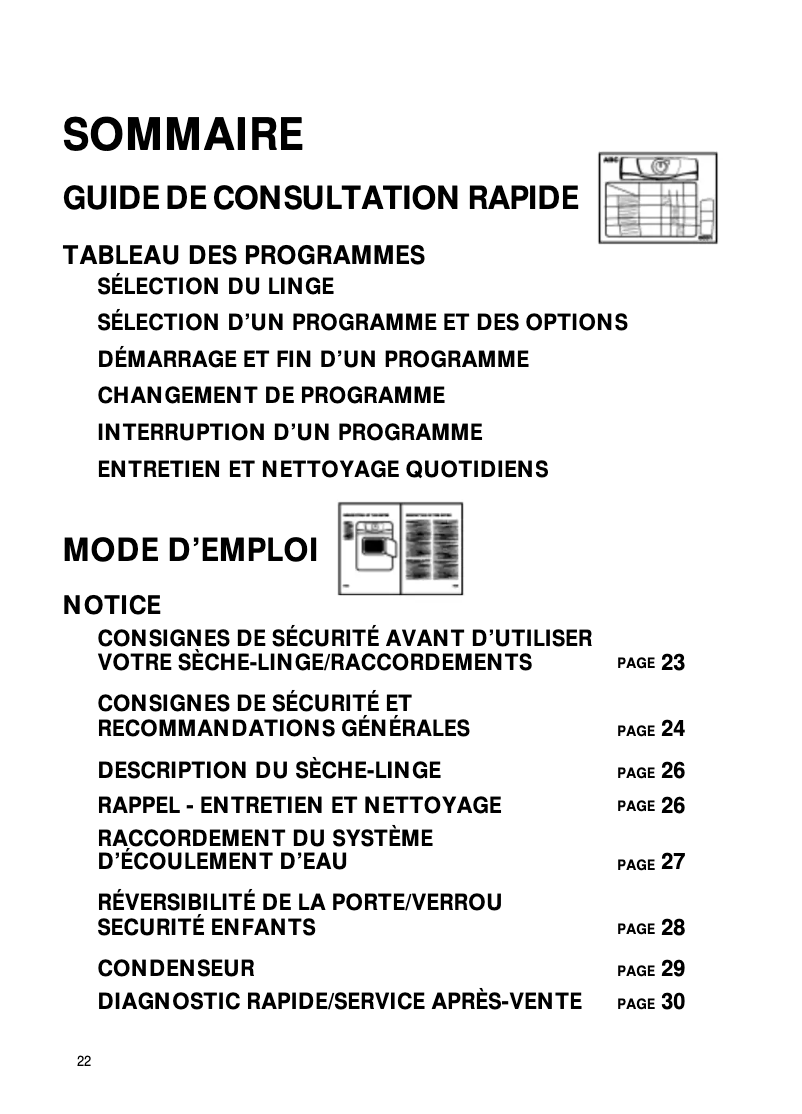 Page 1 de la notice Manuel utilisateur Bauknecht TRK 9876 BK