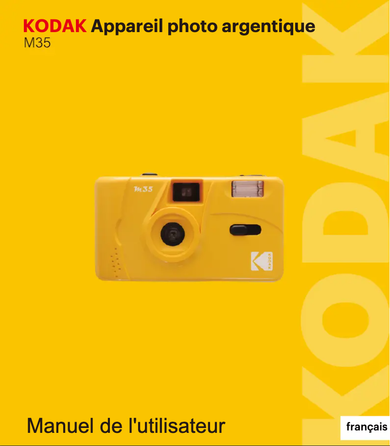 Page 1 de la notice Manuel utilisateur Kodak M35