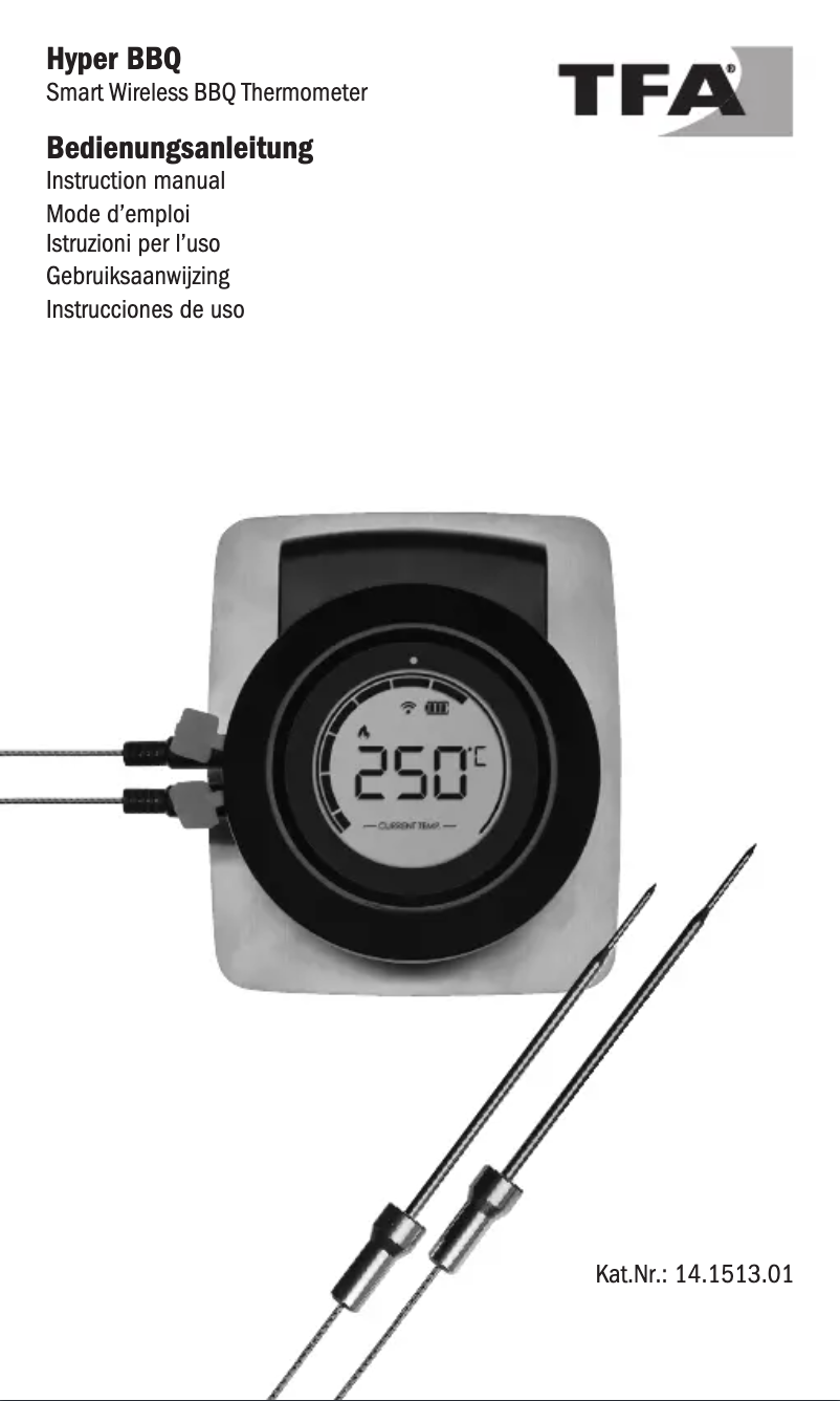 Página 1 del manual Manual de usuario TFA 14.1513.01