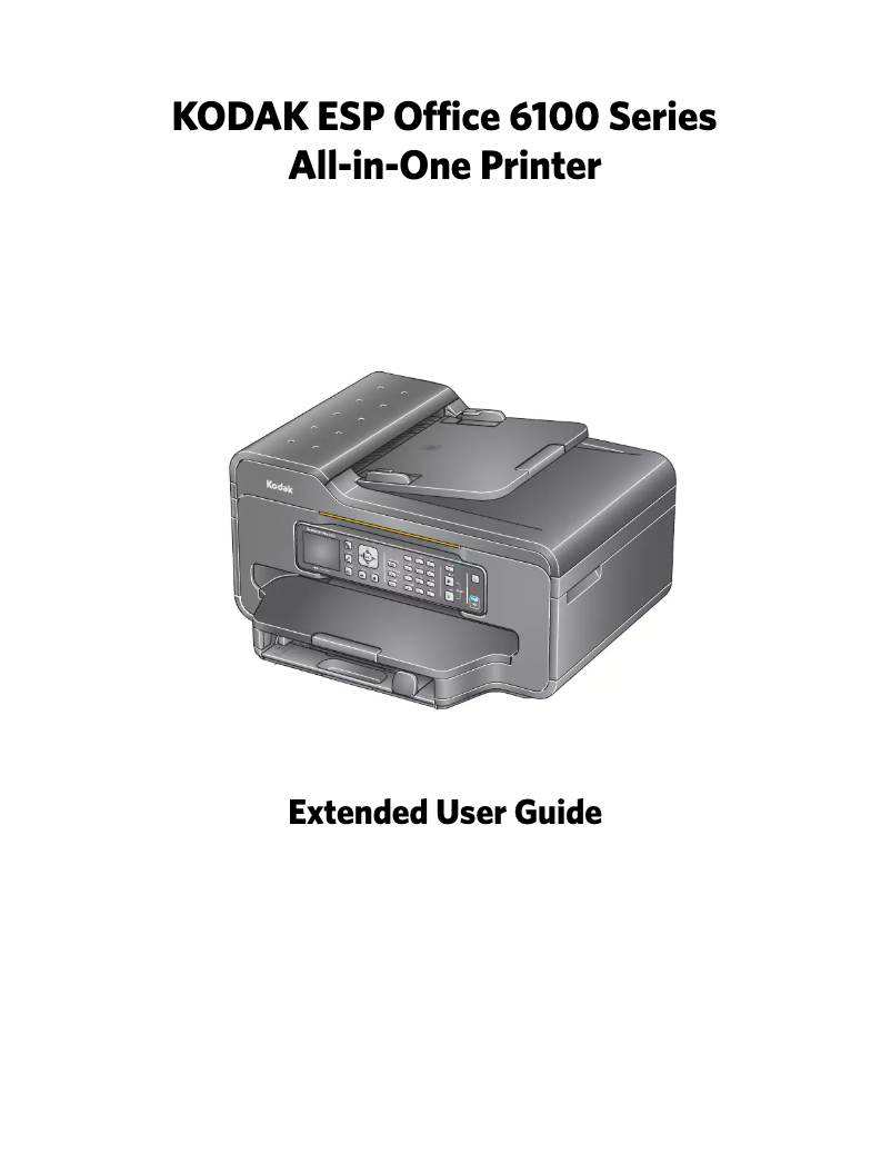 Page n°1 - Manuel utilisateur Kodak ESP Office 6150