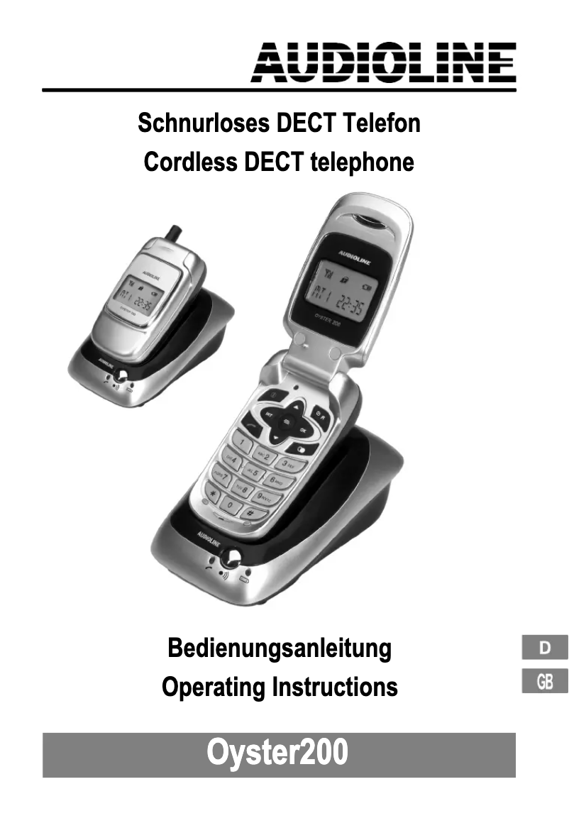 Página 1 del manual Manual de usuario Audioline Oyster 200