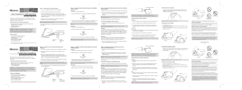 Image de la première page du manuel de l'appareil Ultra TravelDrive