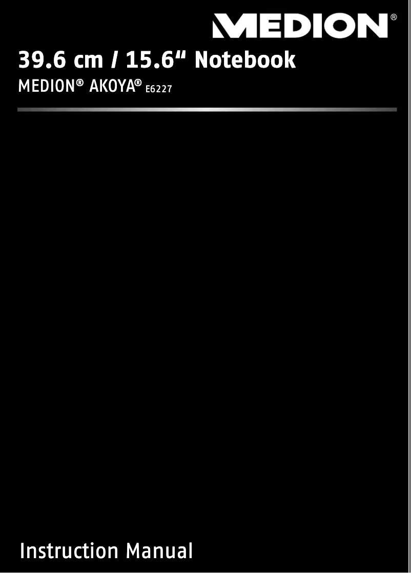 Page n°1 - Manuel utilisateur Medion Akoya E6227