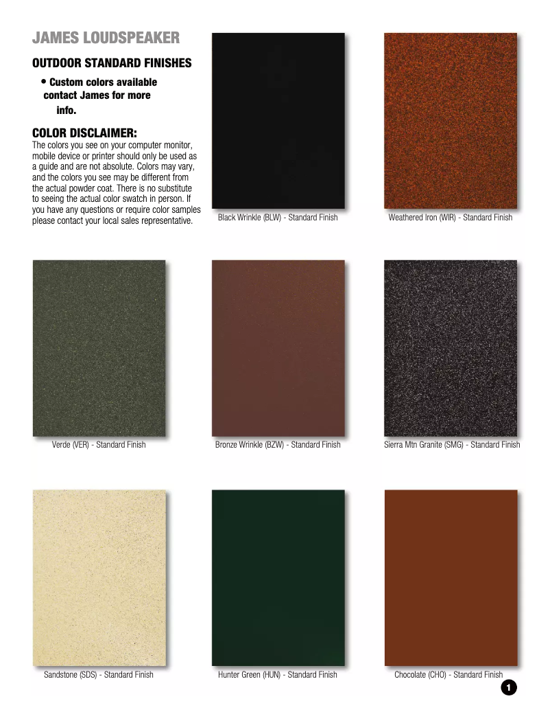 Página 1 del manual Manual de usuario James PD420.70