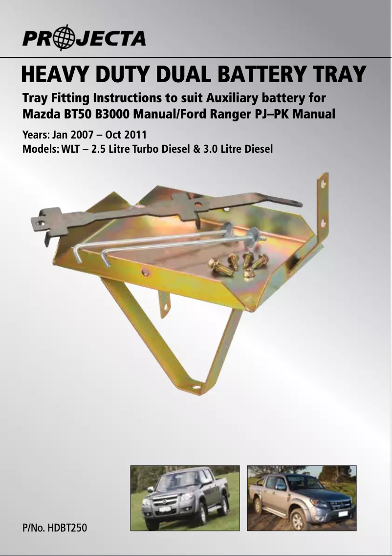 Page 1 de la notice Manuel utilisateur Projecta HDBT250