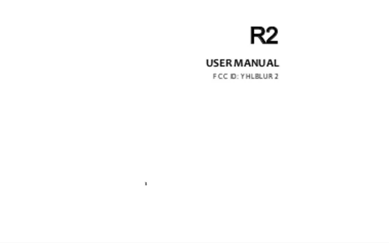 Image de la première page du manuel de l'appareil R2 3G