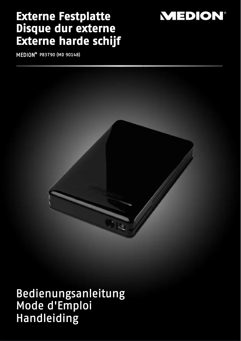 Page 1 de la notice Manuel utilisateur Medion P83790 (MD 90148)