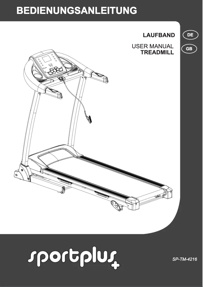 Image de la première page du manuel de l'appareil SP-TM-4216