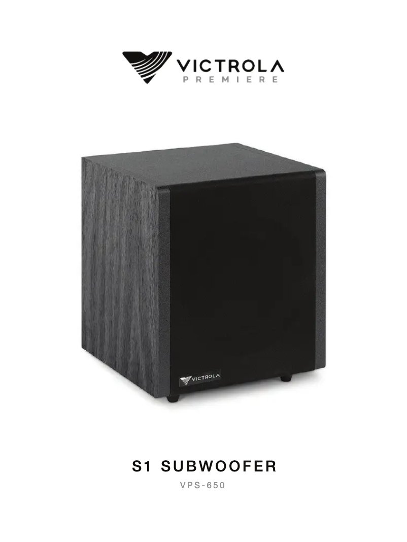 Image de la première page du manuel de l'appareil S1 VPS-650
