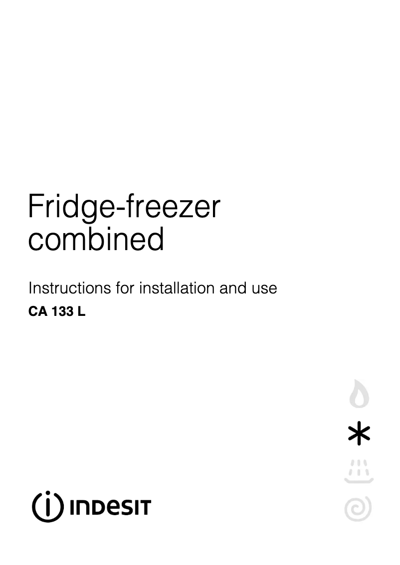 Imagen de la primera página del manual del dispositivo CA 133