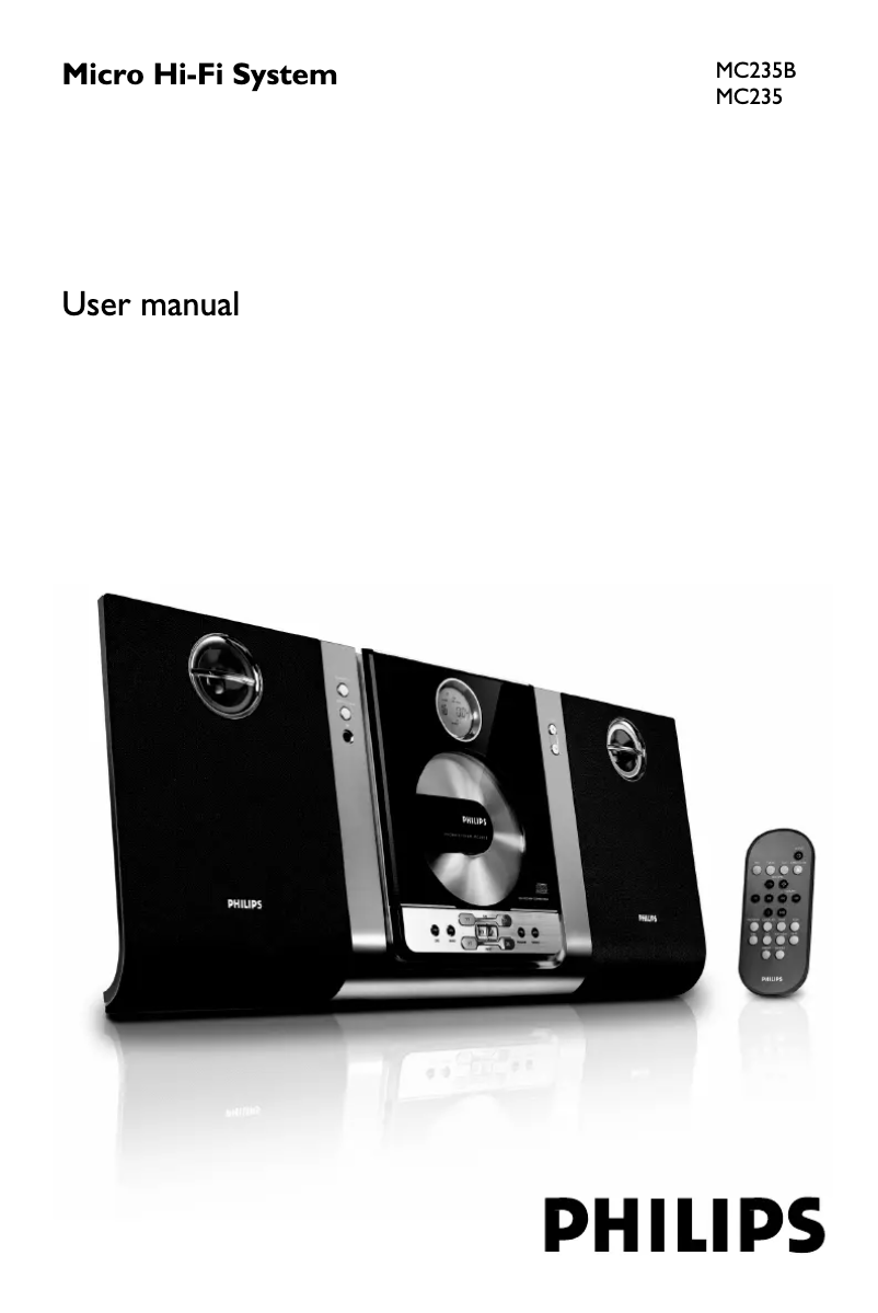 Image de la première page du manuel de l'appareil MC235