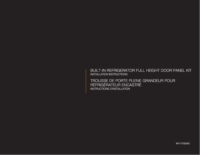 Page n°1 - Guide d'installation JennAir JBBFL36NHS