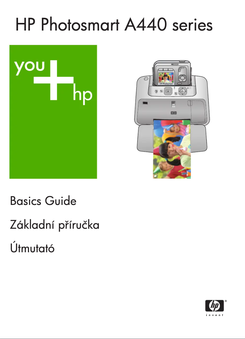 Image de la première page du manuel de l'appareil Photosmart A440