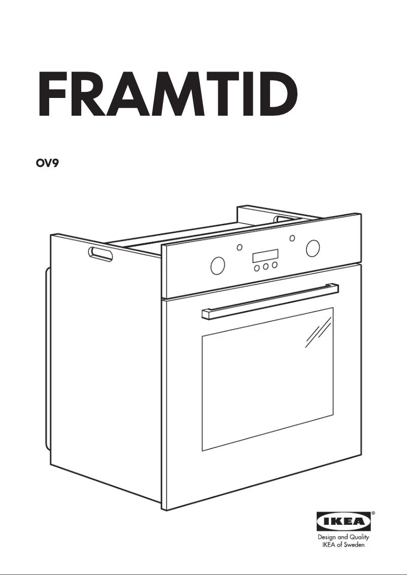 Page 1 de la notice Manuel utilisateur Ikea FRAMTID OV9