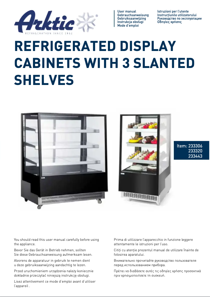 Image de la première page du manuel de l'appareil 233320