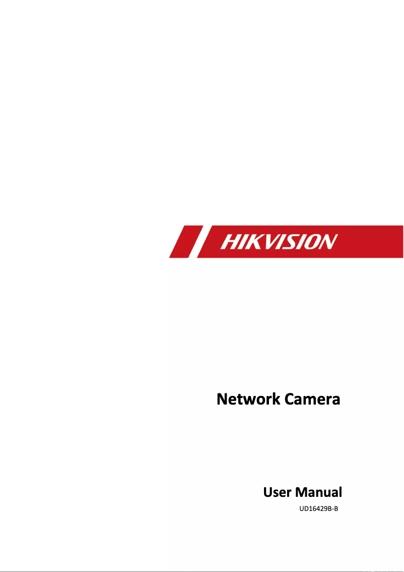 Page 1 de la notice Manuel utilisateur Hikvision DS-2CD6D52G0-IH