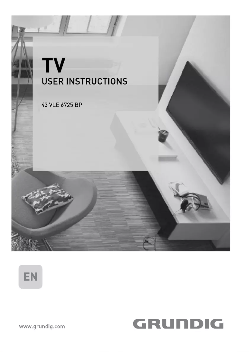 Page n°1 - Manuel utilisateur Grundig 43 VLE 6725 BP